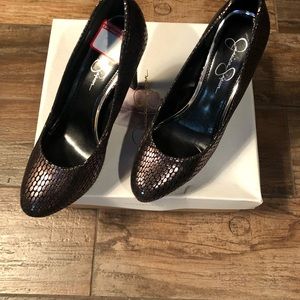 Jessica Simpson Bronze Platforms 7.5 Brand New
